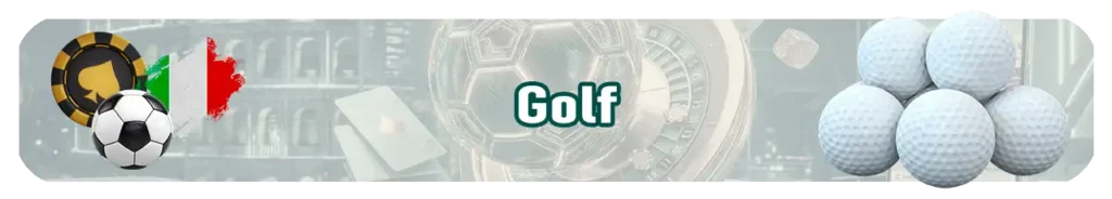 Scommesse sul golf: i migliori bookmaker per i major e PGA tour.